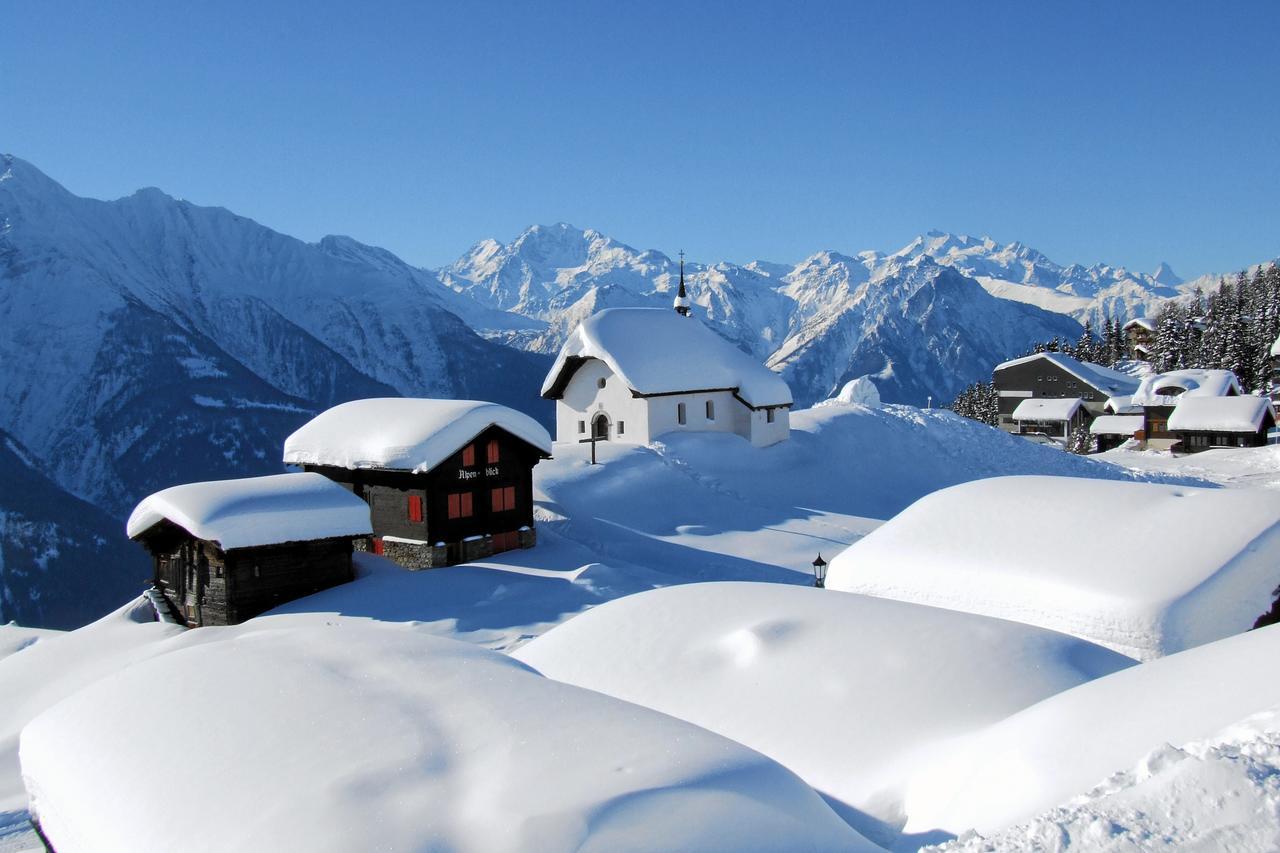 Familienhotel Garni Sporting Bettmeralp Exterior foto